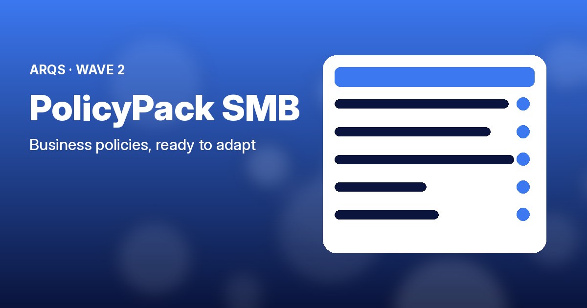 PolicyPack SMB by ARQS