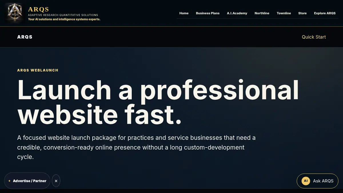 ARQS WebLaunch on /services/weblaunch/
