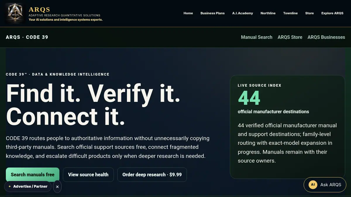 CODE 39 Data & Knowledge Intelligence on /code39/
