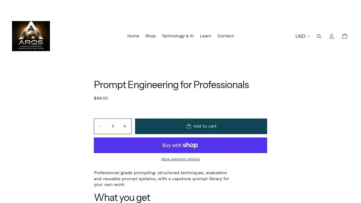 Prompt Engineering for Professionals on uzrkzm-7p.myshopify.com/products/prompt-engineering-for-professionals