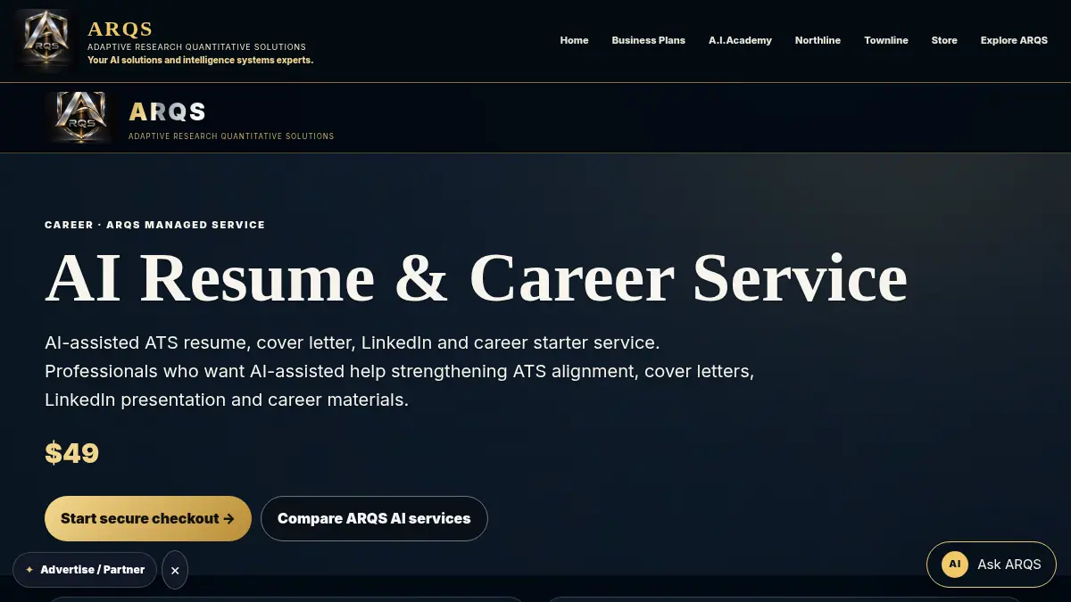 AI Resume & Career Service on /products/ai-resume-career-service/