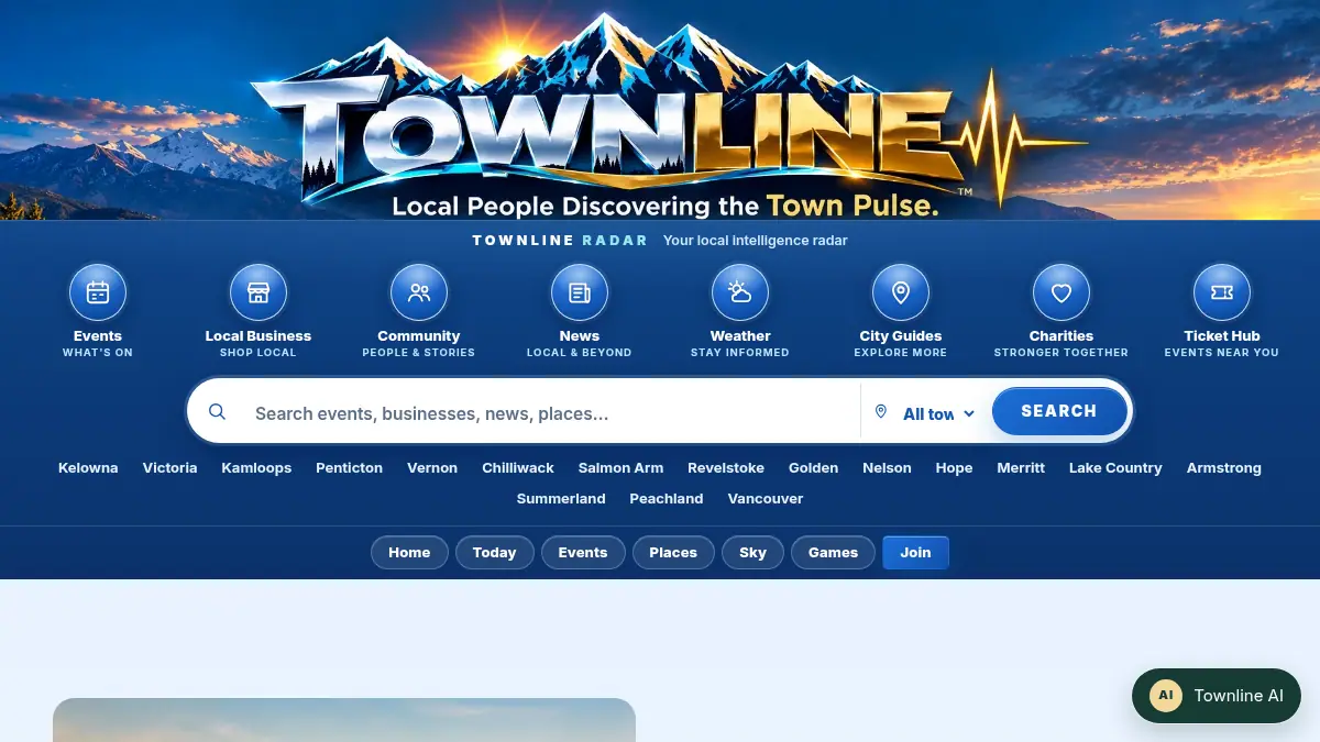 Founding Business Listing on /townline/businesses.html