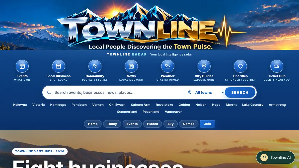 Townline Ventures — Business Build Portfolio on /townline/ventures/