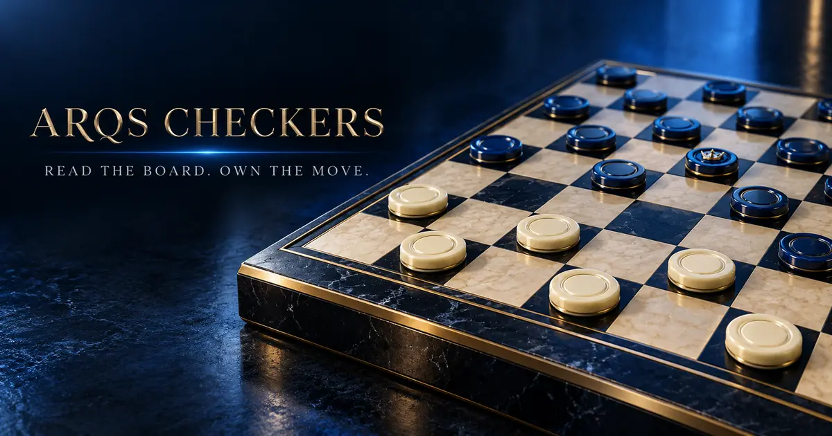Checkers board representing Townline’s Okanagan-inspired Summit Checkers