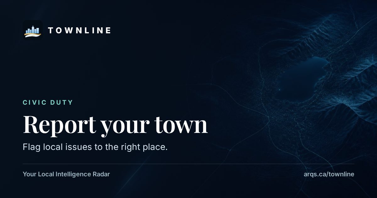 Townline Civic Duty — Report Your Town
