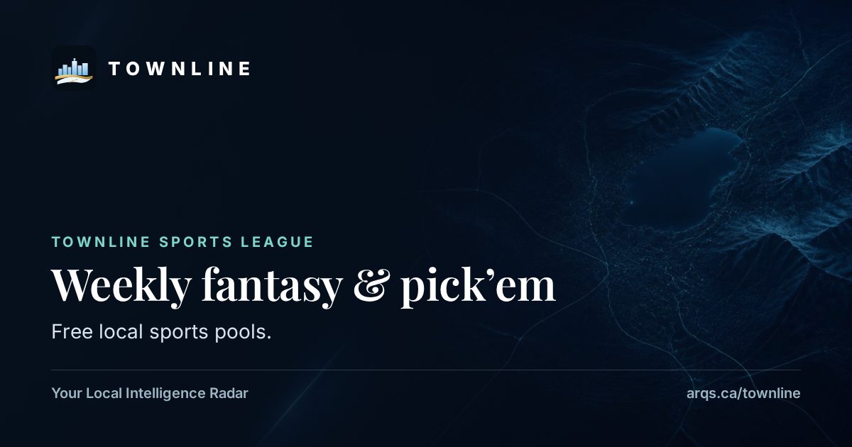 Townline Sports League — Weekly Fantasy & Pick'em