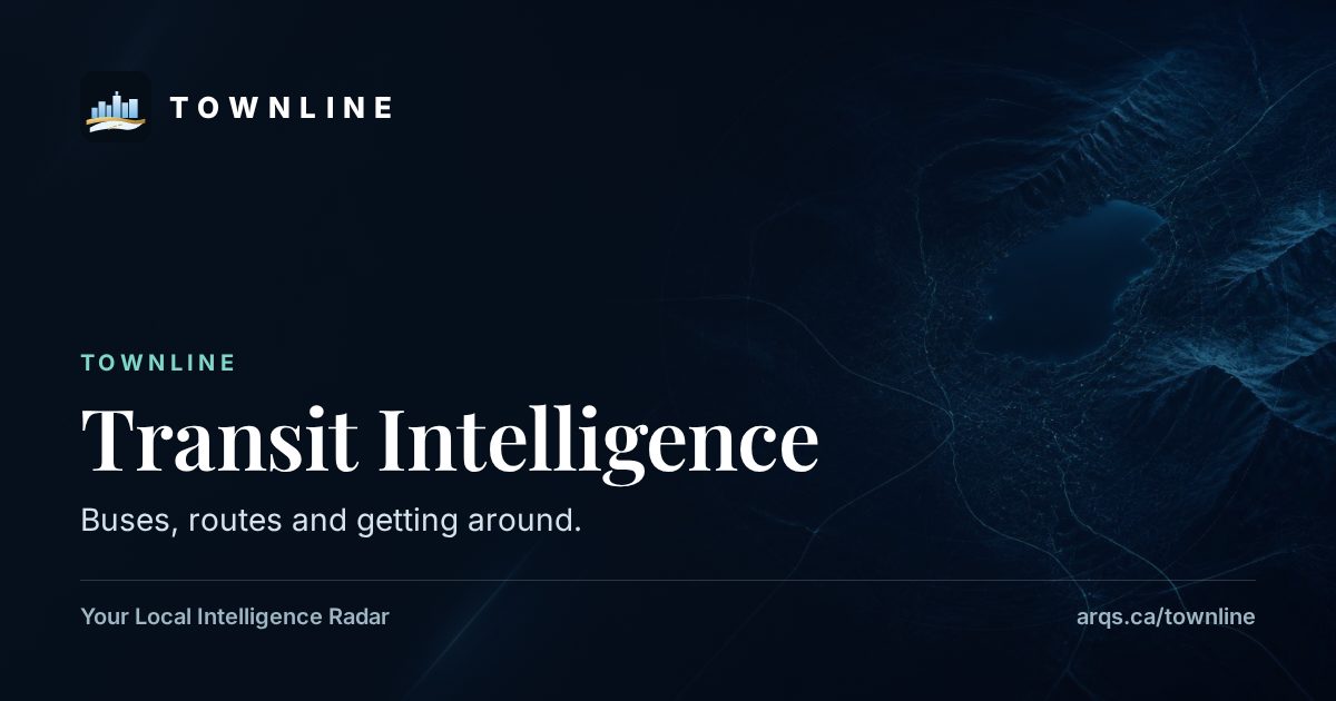 Townline Transit Intelligence