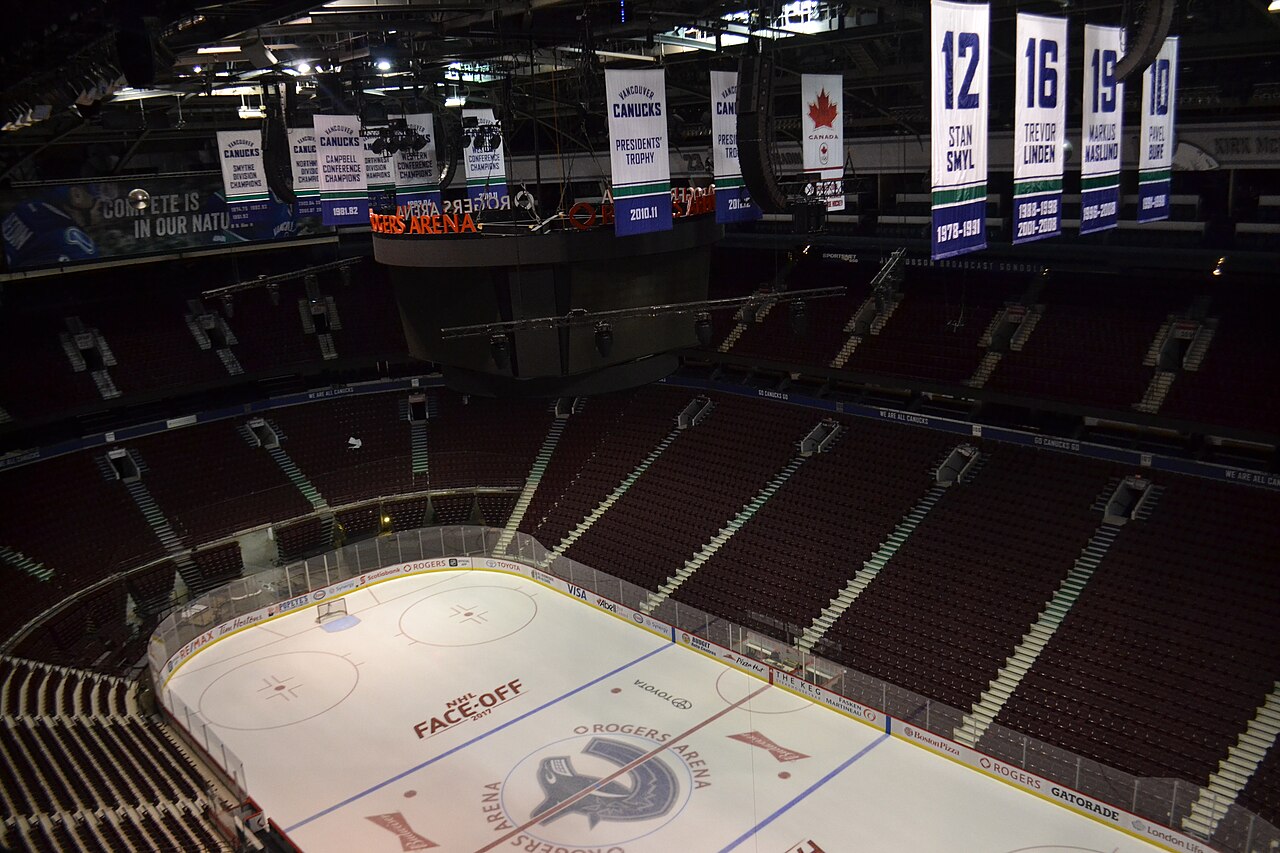 Rogers Arena, home of the Vancouver Canucks