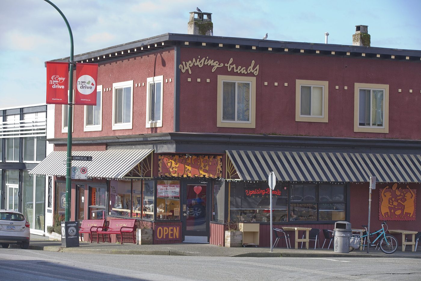 An independent bakery on Commercial Drive in Vancouver