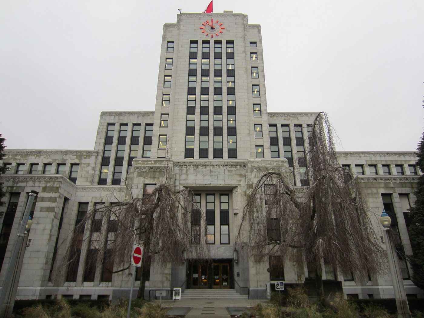 Vancouver City Hall on Cambie Street
