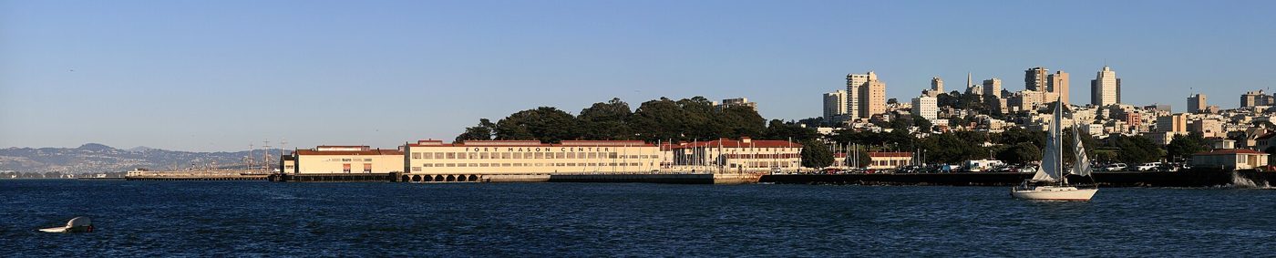 Fort Mason Center and downtown San Francisco