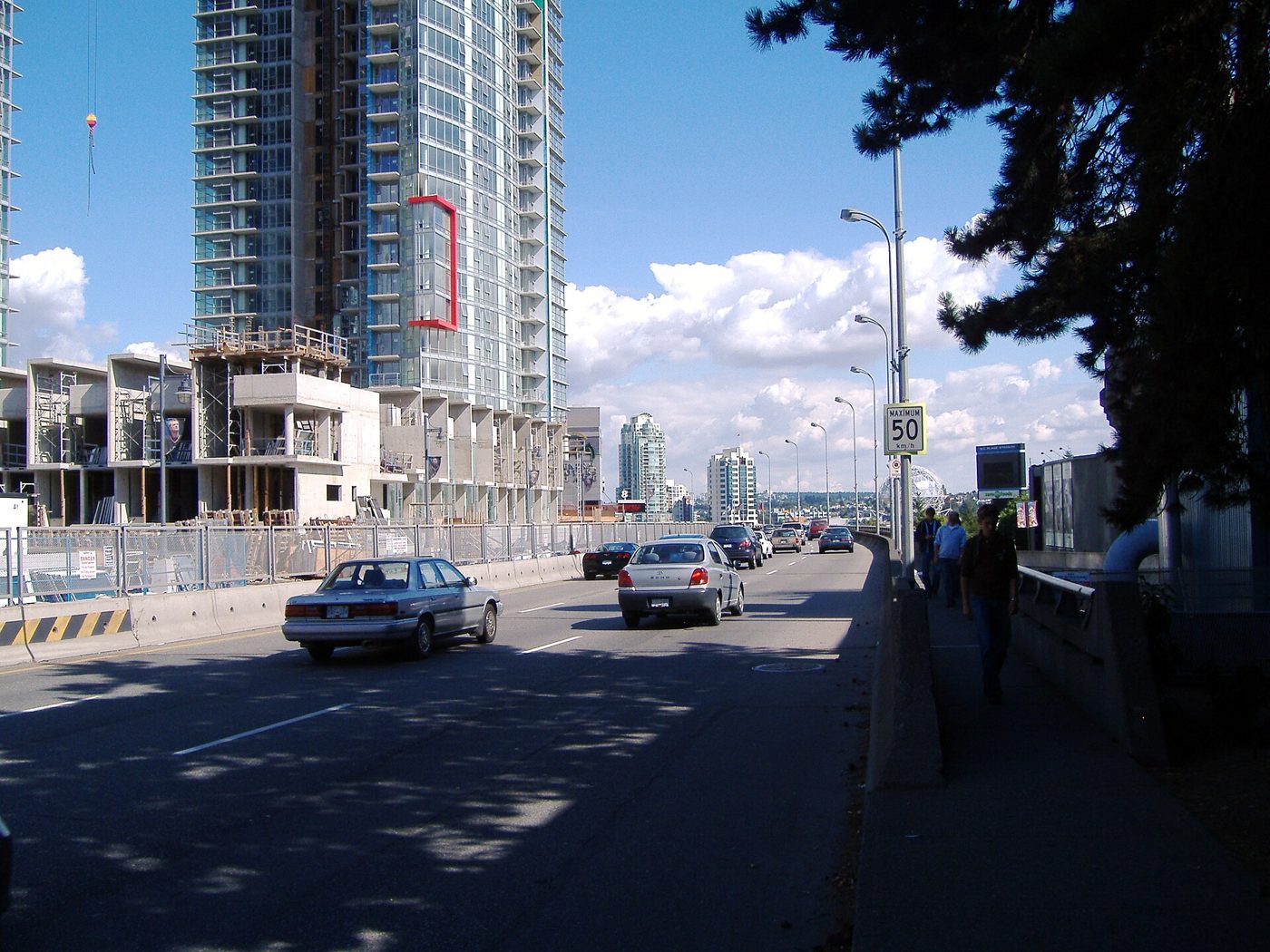 The entry to the Georgia Street Viaduct in Vancouver