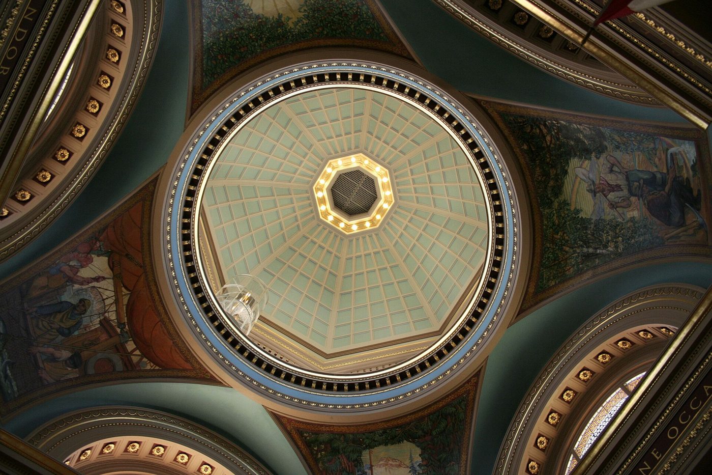 The rotunda of the B.C. Parliament Buildings in Victoria