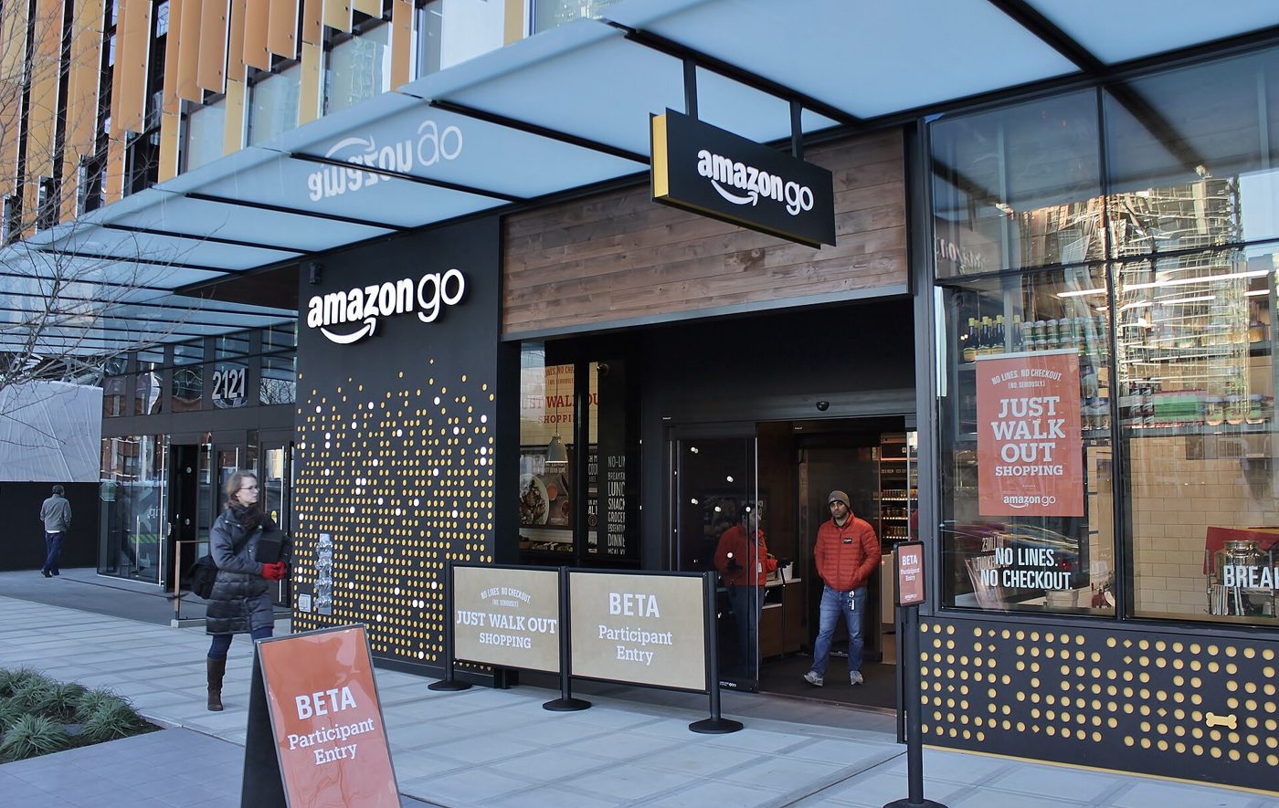 An Amazon Go store at the Day One building in Seattle