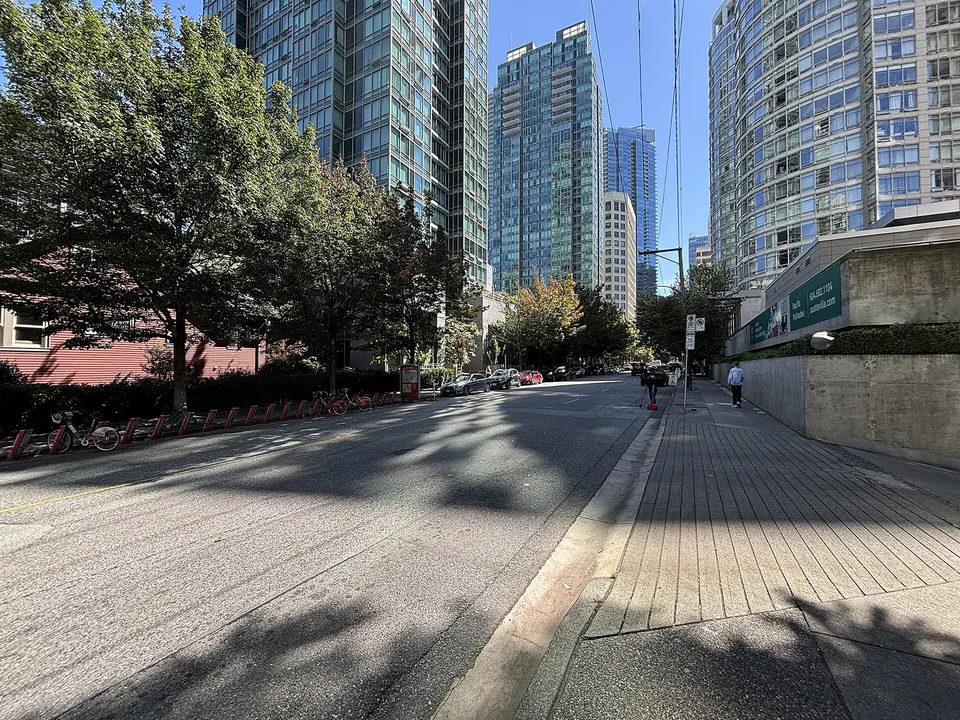 Alberni Street in downtown Vancouver