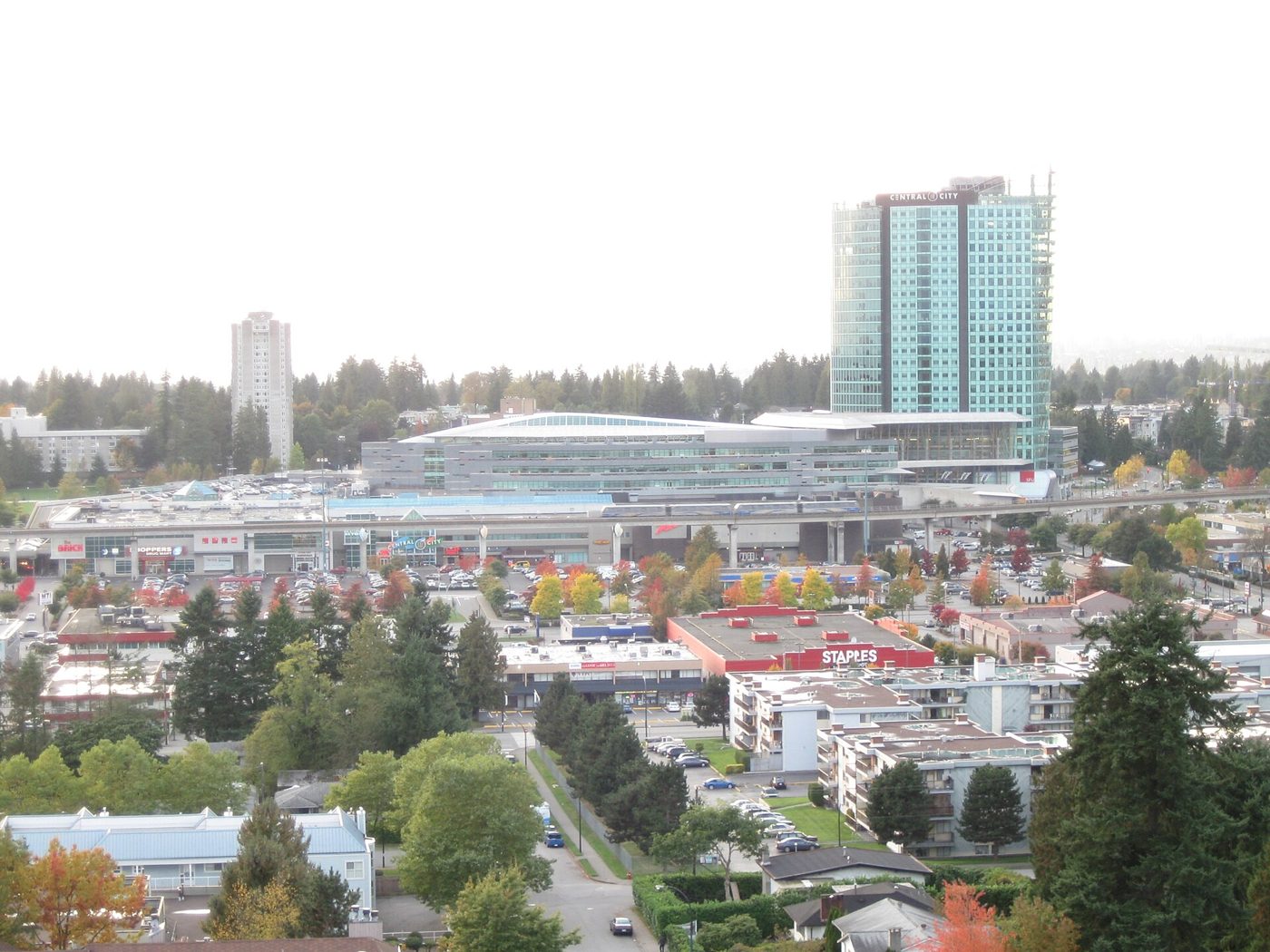 Central City Shopping Centre and office tower in Surrey