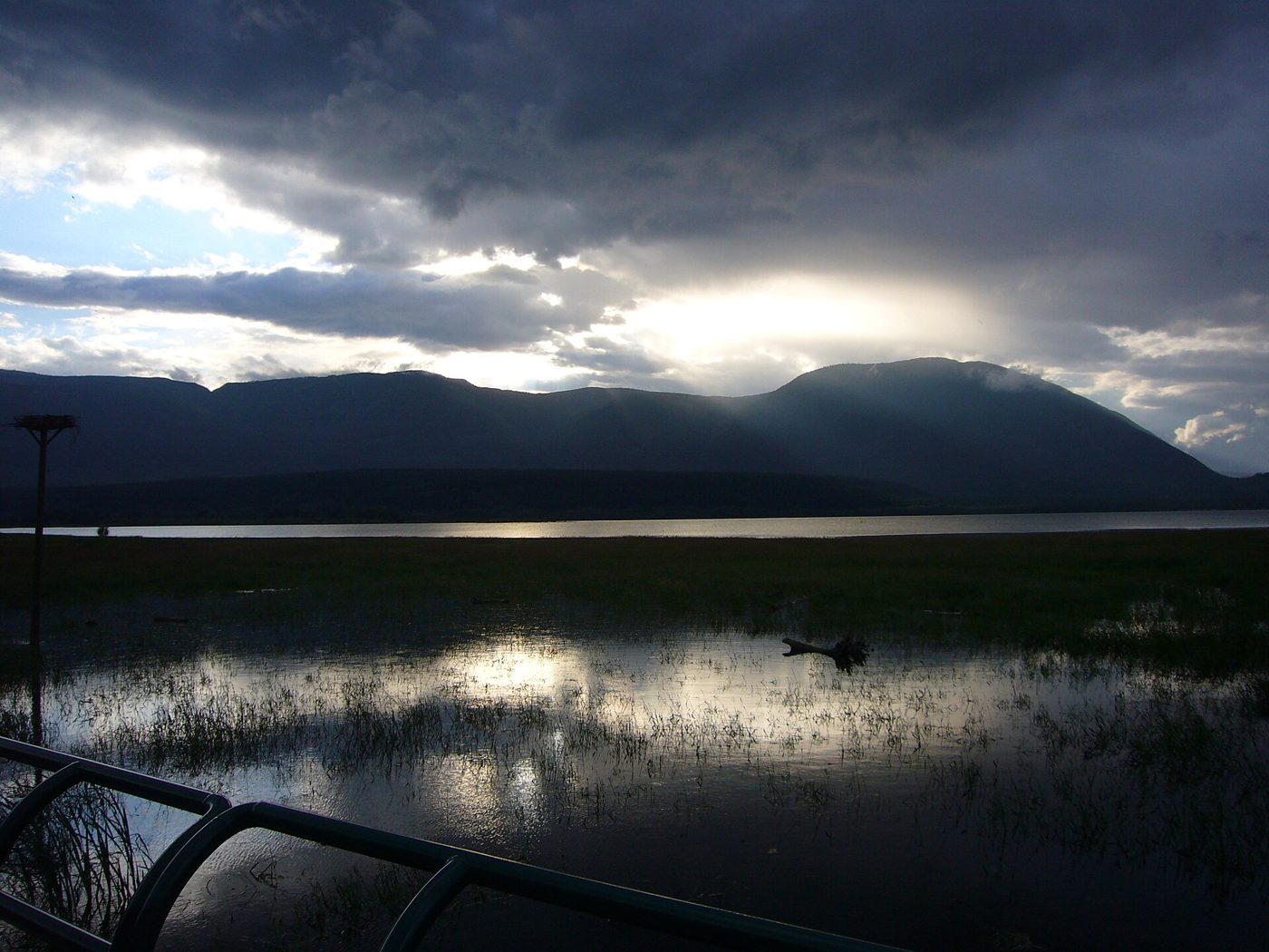 Sunset over Shuswap Lake in Salmon Arm
