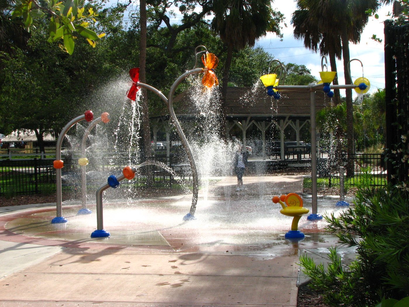 A splash pad water play area (file photo, Florida)