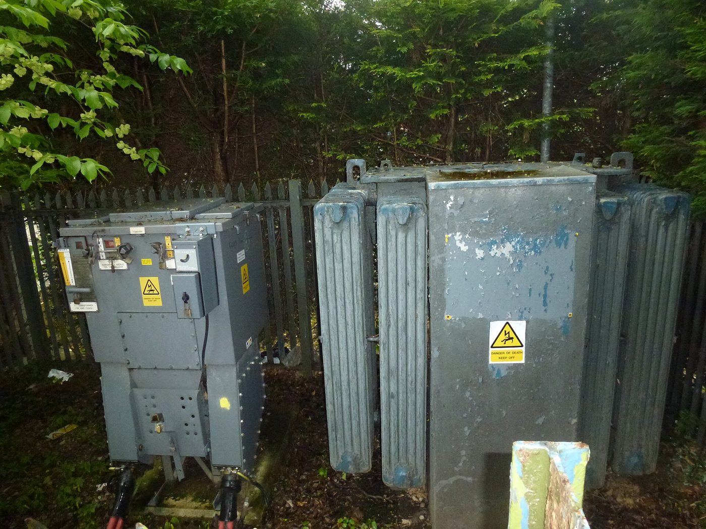 Electrical substation equipment (file photo, United Kingdom)