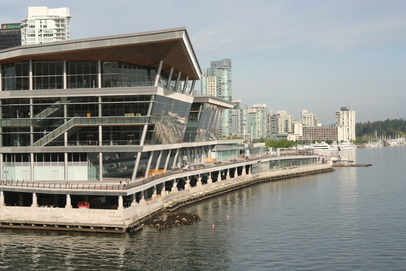 The Vancouver Convention Centre West building on Coal Harbour