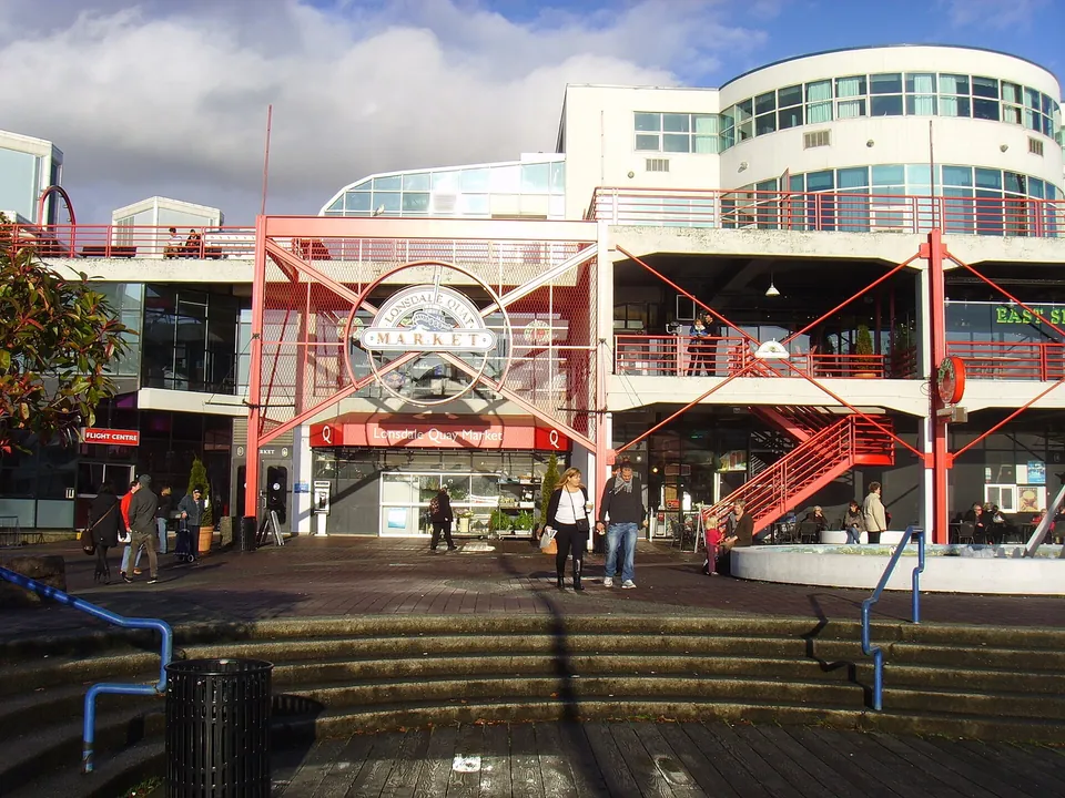 Entrance to Lonsdale Quay in North Vancouver