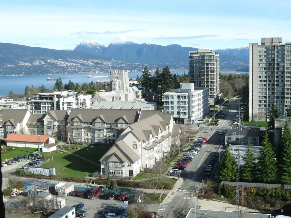 View of the University of British Columbia campus