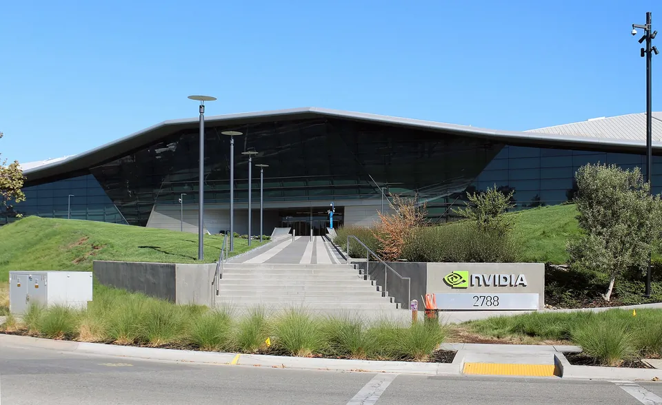 Nvidia's headquarters building in Santa Clara, California
