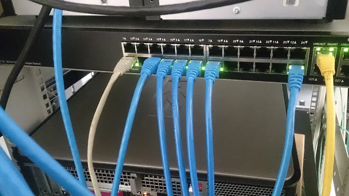 Network cables and switch