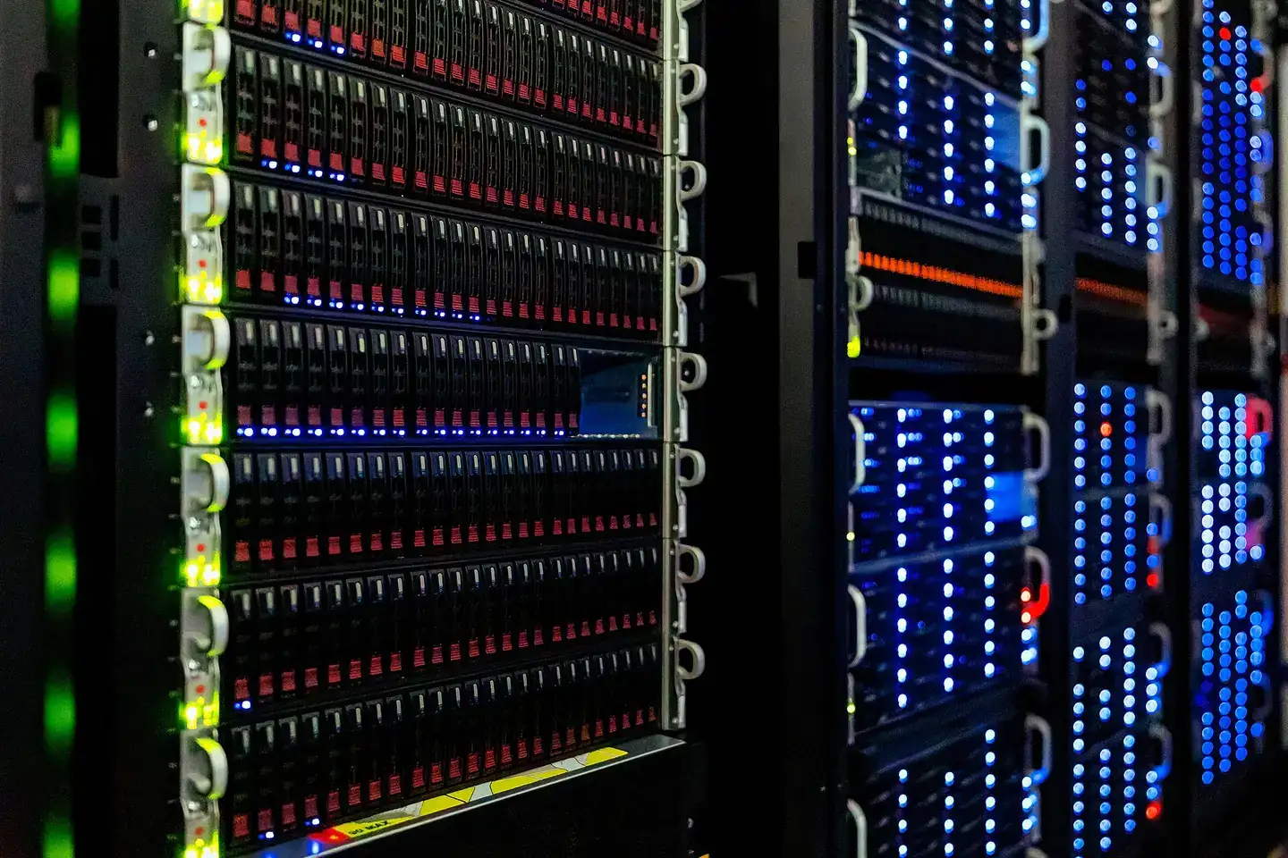 A server room