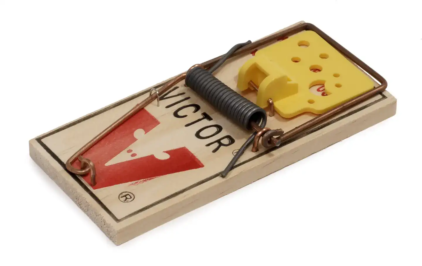 A Victor brand mousetrap