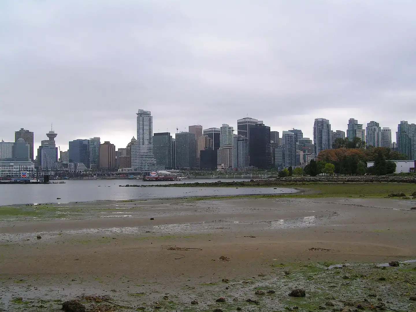 Skylyne of Vancouver BC, as seen from Stanley Park