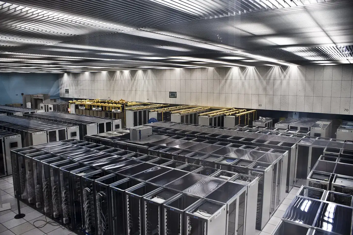 Server room in CERN (Switzerland)