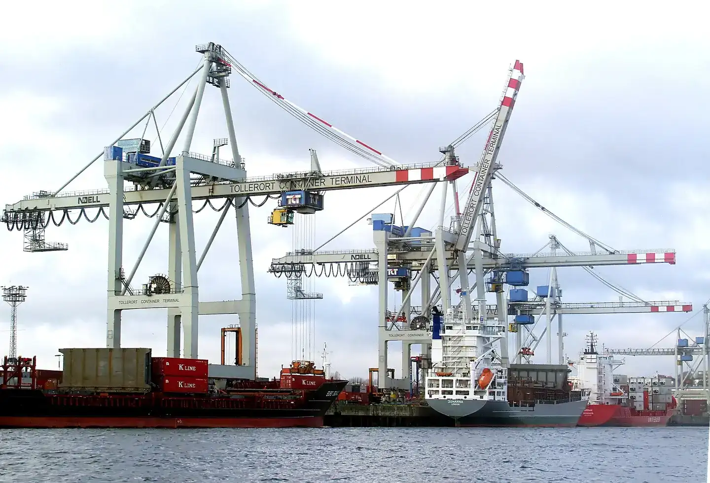 Containerterminal Tollerort at Harbour Hamburg