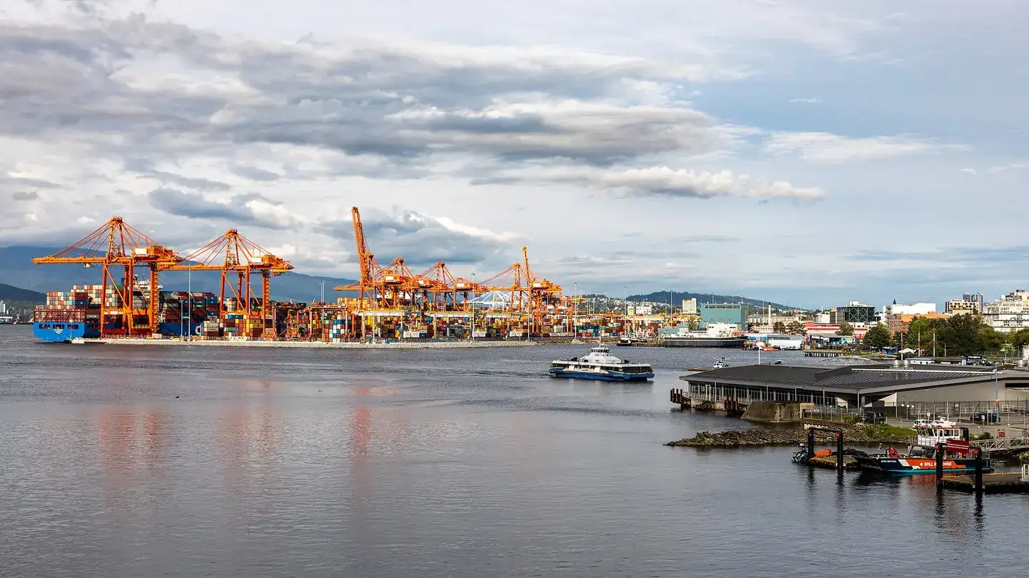 Vancouver Centerm Terminal in Vancouver, British Columbia, Canada