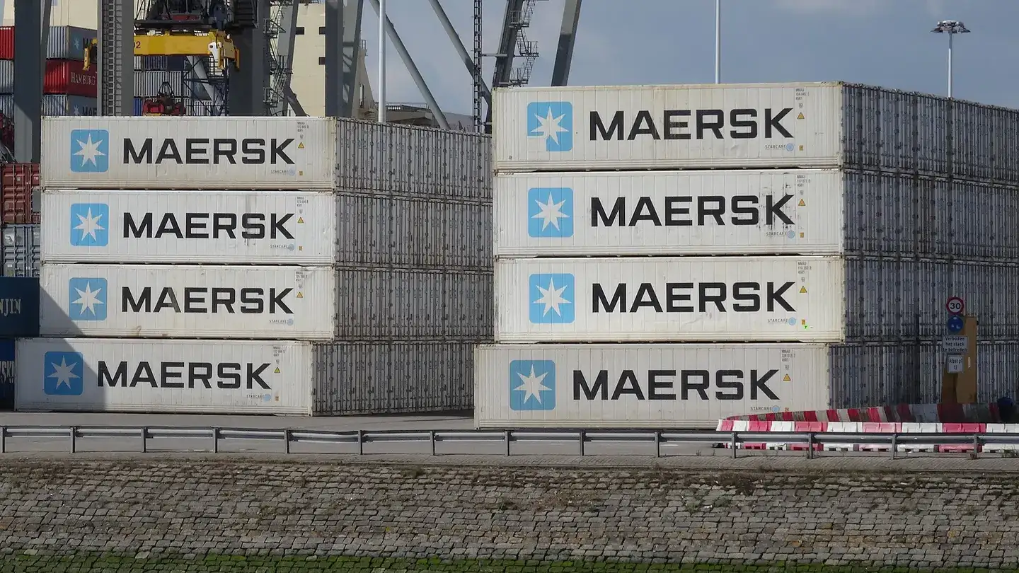 Shipping container stacks - Port of Rotterdam - 2014