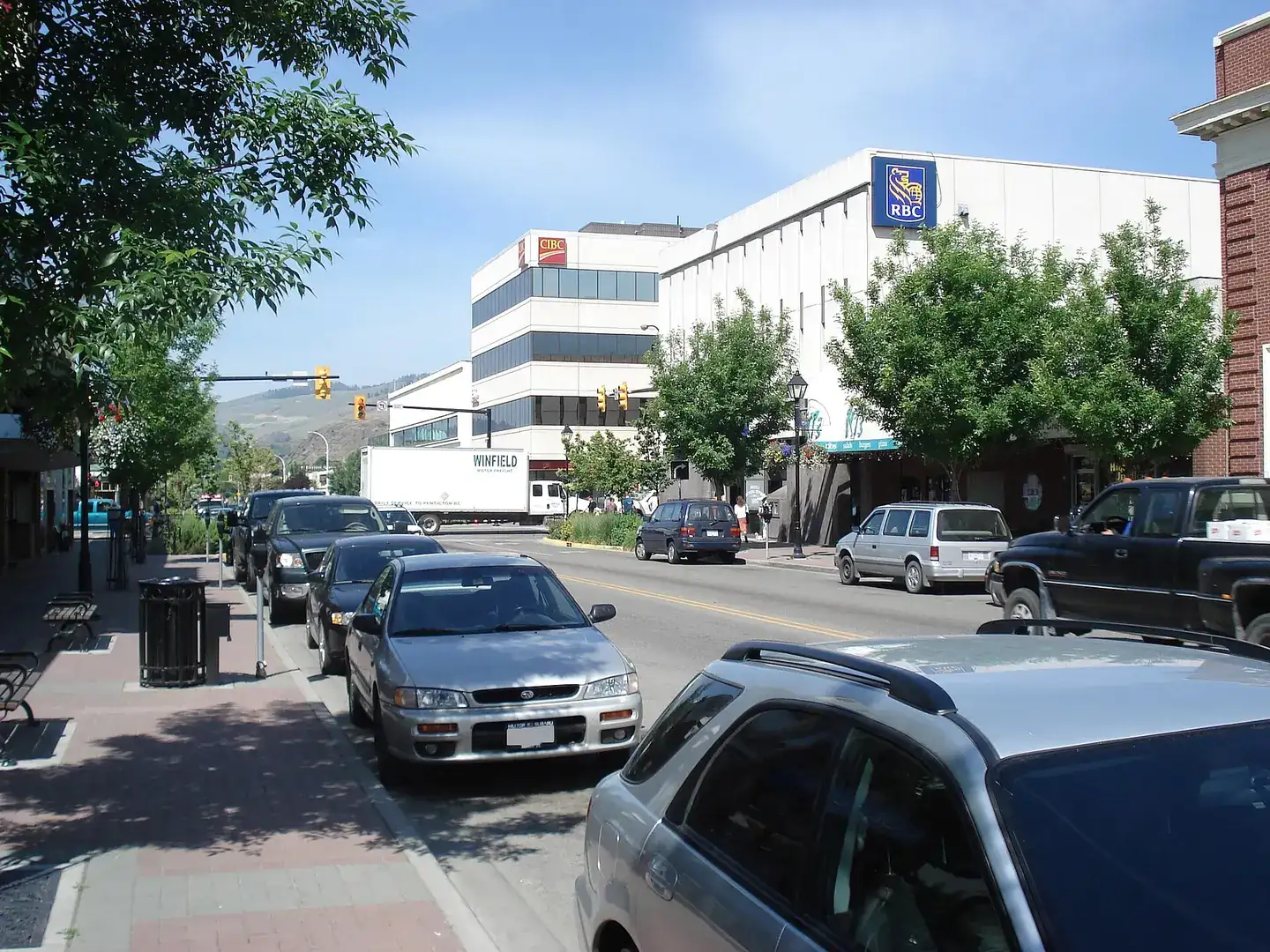 Downtown Vernon, British Columba, Canada