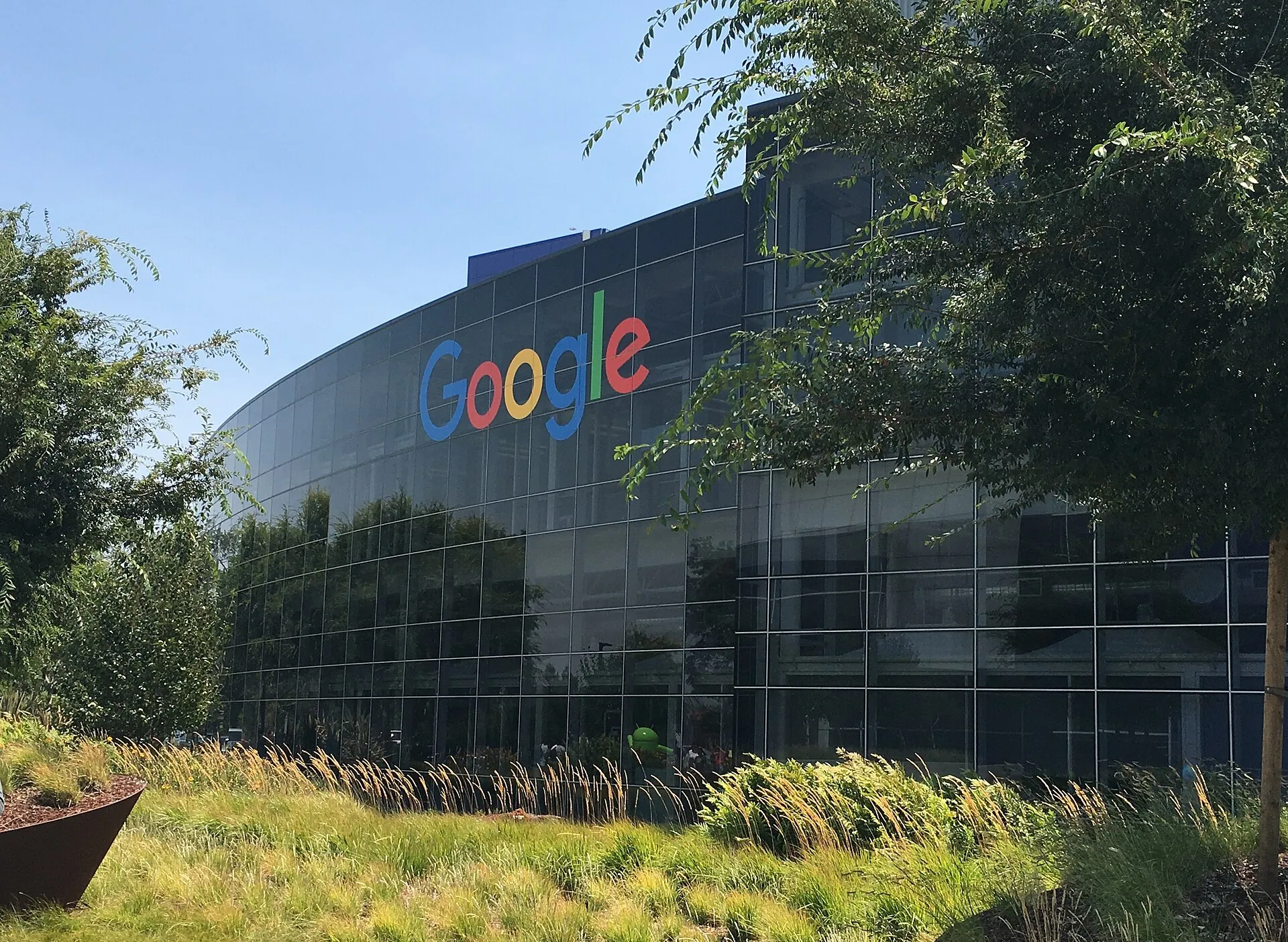 The Googleplex headquarters in Mountain View, California.