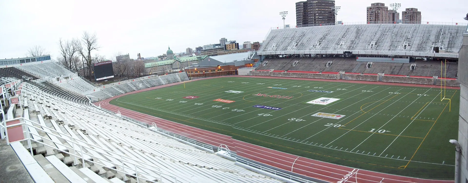 Percival Molson Memorial Stadium in Montreal.