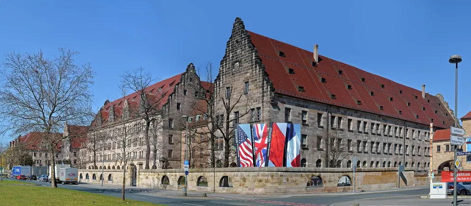 The Palace of Justice in Nuremberg, where Pillay learned of the award.